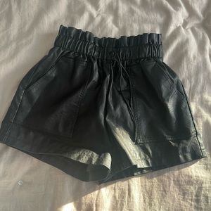 Amazon leather shorts
